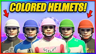 SOLO HOW TO GET EVERY COLORED BULLETPROOF HELMET IN GTA 5 ONLINE AFTER PATCH 165 GTA 5 Online [upl. by Eleumas]