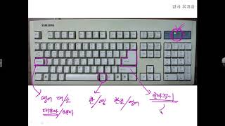키보드자판의주요키기능 [upl. by Henryk]