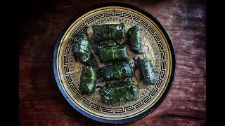 THRION  Stuffed fig leaves with honey from ancient Greece [upl. by Hasen666]