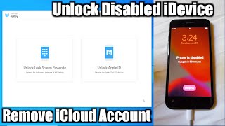 How to Unlock a Disabled iPhone or Remove iCloud Without iTunes Giveaway  Tenorshare 4uKey [upl. by Solis]