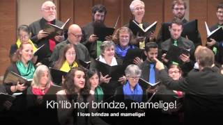 quotRumania Rumaniaquot  Brand New Version Yiddish Choral Music [upl. by Murton]