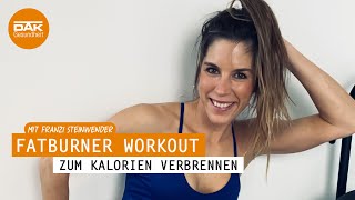 Workout zum Abnehmen fitmitfranzi  DAKGesundheit [upl. by Bozovich406]