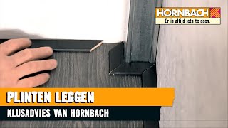 Plinten leggen op laminaat met HORNBACH [upl. by Jone]