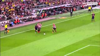 Messi Incredible Goal vs Athletic Bilbao  English Commentary [upl. by Ahtan]