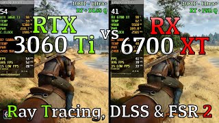 RX 6700 XT vs RTX 3060 Ti  Ray Tracing DLSS amp FSR 2 [upl. by Sobel]