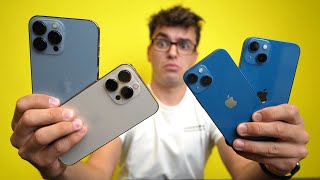 TUTTI GLI IPHONE 13 Unboxing amp prime impressioni [upl. by Mailliwnhoj]