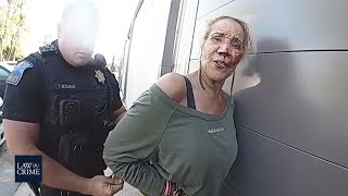 Bodycam Shows Police Tackling amp Arresting 70YearOld Woman [upl. by Dougie]