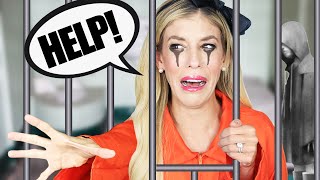 Daniel Trapped Us in Game Master Prison Escape Room 24 Hour Challenge  Rebecca Zamolo [upl. by Kalvn]