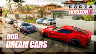 Forza Horizon 5  Our Dream Cars Challenge [upl. by Eimerej]