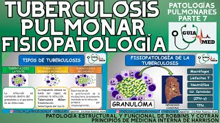 TUBERCULOSIS PULMONAR FISIOPATOLOGÍA GuiaMed [upl. by Leiru]