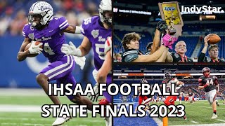 Highlights IHSAA Football State Finals 2023 [upl. by Regnij]