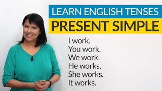 Learn English Tenses PRESENT SIMPLE [upl. by Netsrijk685]