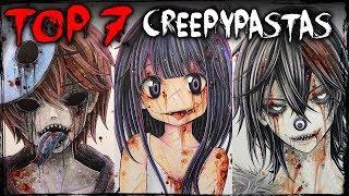 TOP 7 Creepypastas Drawing  Story Compilation The Rake Eyeless Jack Zalgo  More [upl. by Maryanna177]