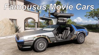 Famous Movie Cars in Forza Horizon 5 [upl. by Keffer]