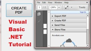 Visual Basic NET Tutorial 47  iTextSharp  How to create PDF file in VBNET [upl. by Jeno]