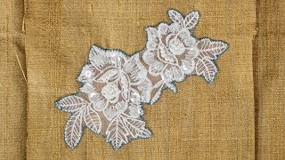 How to Sew on Lace Applique [upl. by Wolford710]