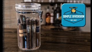 EP 97 Acrylic Cigar Jar Humidor Review [upl. by Oicnedurp]