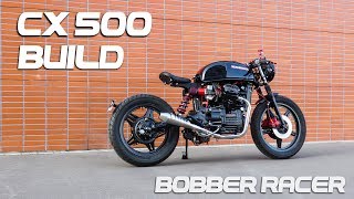 Cafe Racer Timelapse Build  Honda CX 500 Bobber Racer [upl. by Julian]