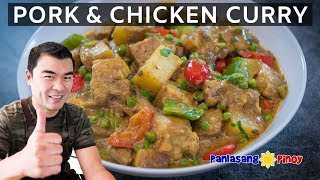 Pinoy Style Pork and Chicken Curry [upl. by Enelrac]