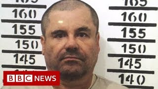 El Chapo Rare prison video emerges  BBC News [upl. by Eisseb]