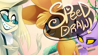 SPEED DRAW Seniors ZoophobiaVivziepop [upl. by Aneeuqahs]