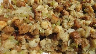 THANKSGIVING DAY STUFFING  How to make STUFFING  DRESSING Recipe [upl. by Assetak]