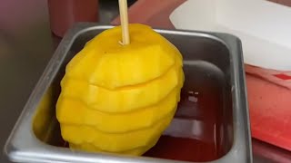 Mango on a Stick Mango en Palo covered with Chamoy and Tajin🥭 [upl. by Staley]