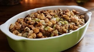 How to Make Sausage Oyster Stuffing  Stuffing Recipes  Allrecipescom [upl. by Kcub409]