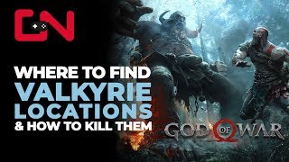 God of War Valkyrie Locations amp How to Kill Them [upl. by Nyliret498]