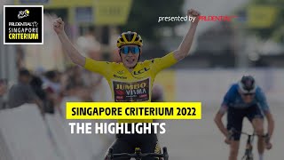 Race Highlights  Singapore Criterium [upl. by Eugaet]