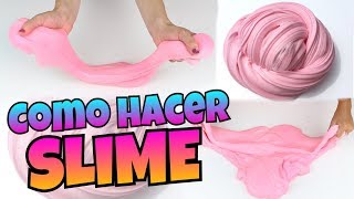 DIY  Como Hacer SLIME  FÁCIL Y SIN BÓRAX  NatyGloss [upl. by Suiravad]