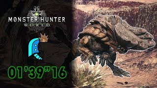 MHW  HR Barroth 0139quot16 Great Sword Solo TA wiki rules [upl. by Danzig155]