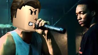 RAP BATTLE in ROBLOX [upl. by Nedda858]