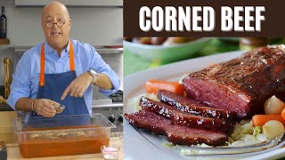 Andrew Zimmern Cooks Corned Beef [upl. by Iadrahc310]