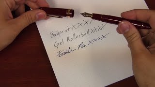 How a Fountain Pen Works Fountain Pen 101 [upl. by Adonis895]