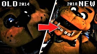 ALL Ultimate Custom Night JUMPSCARES COMPARISON amp EVOLUTION FNaF 2014 to 2018 [upl. by Aiyot393]