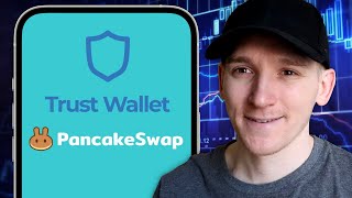 Trust Wallet PancakeSwap Tutorial Swap Staking Pools Farming [upl. by Hagi]