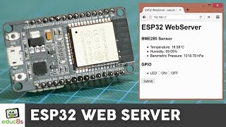 ESP32 Web Server Tutorial with a BME280 Sensor [upl. by Maryellen159]