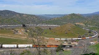 Tehachapi Loop in Green and in 4K [upl. by Dagmar]