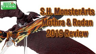 SH MonsterArts Mothra and Rodan 2019 Review [upl. by Teena]