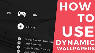 RetroArch  How to Setup Dynamic Wallpapers [upl. by Staffard]