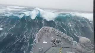 Ships in Storms  10 TERRIFYING MONSTER WAVES Hurricanes amp Thunderstorms at Sea [upl. by Stoneman504]