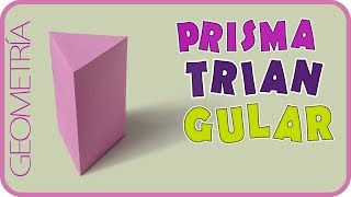 Como hacer un prisma triangular  Triangular prism [upl. by Sondra]