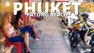 Walking Tour Phuket  GOOD WEATHER Patong Thailand [upl. by Odrude]