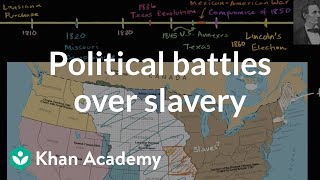 Slavery and Missouri Compromise in early 1800s  US History  Khan Academy [upl. by Ellekcir]