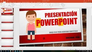 Como hacer una presentación en Power Point [upl. by Alida]