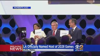 LA Officially Named Host Of 2028 Summer Olympics [upl. by Columbine]