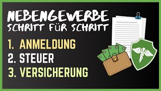 NEBENBEI SELBSTSTÄNDIG  Die ultimative Anleitung zum Gründen im Nebengewerbe [upl. by Ahsinot]