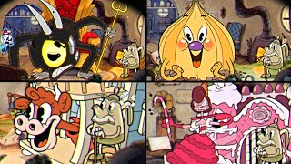 Cuphead  DLC  All Bosses With Elder Kettle [upl. by Magnus]