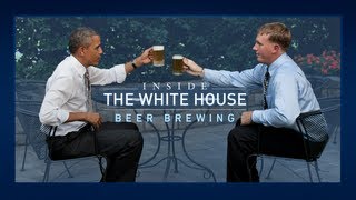 Inside the White House Beer Brewing [upl. by Argella]